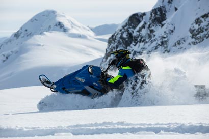 Snowmobiling